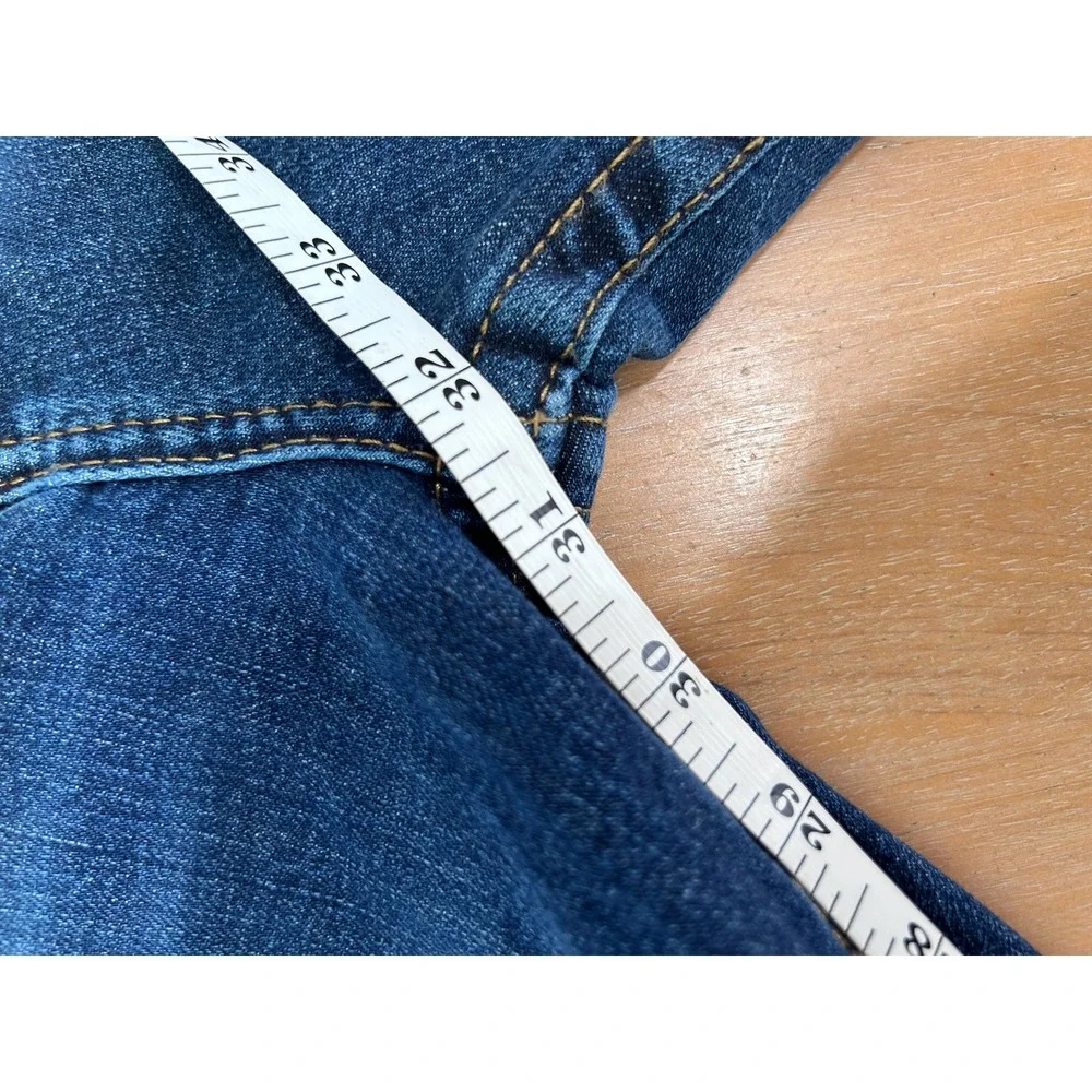 True Religion Mens Straight Leg Blue Denim Jeans‎ Medium Wash Size 42x31